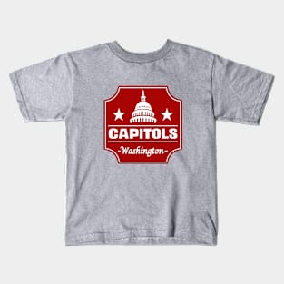 Retro Washington Capitols Basketball 1946 Kids T-Shirt